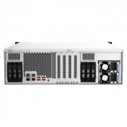 QNAP TS-h2287XU-RP NAS Armadio (3U) Collegamento ethernet LAN Nero, Bianco E-2336