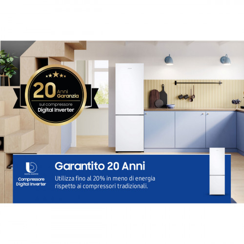Samsung Frigorifero Combinato EcoFlex 1.85m...