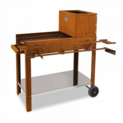 Clementi Barbecue a Legna Superflipper Corten