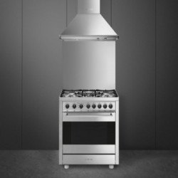 Smeg Master B71GMX2 cucina Gas Acciaio inossidabile A