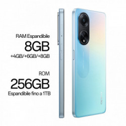 OPPO A98 5G Smartphone, AI Tripla fotocamera 64+2+2MP, Selfie 32MP, Display 6.72” 120HZ LDC FHD+, 5000mAh, RAM 8(Esp