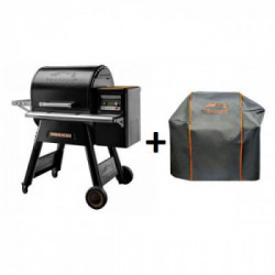 Traeger Timberline 850 - Barbecue a Pellet, Affumicatore, 3 Griglie, WiFire, Modello TFB85WLEC + COVER 