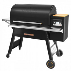 Traeger Timberline 1300 - Barbecue a Pellet, Affumicatore, 3 Griglie, WiFire, Modello TFB01WLEC + COVER