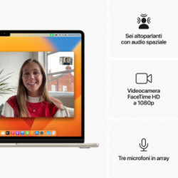 Apple MacBook Air 15" M2 8-core CPU 10-core GPU 256GB Galassia