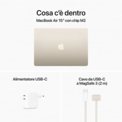 Apple MacBook Air 15" M2 8-core CPU 10-core GPU 256GB Galassia