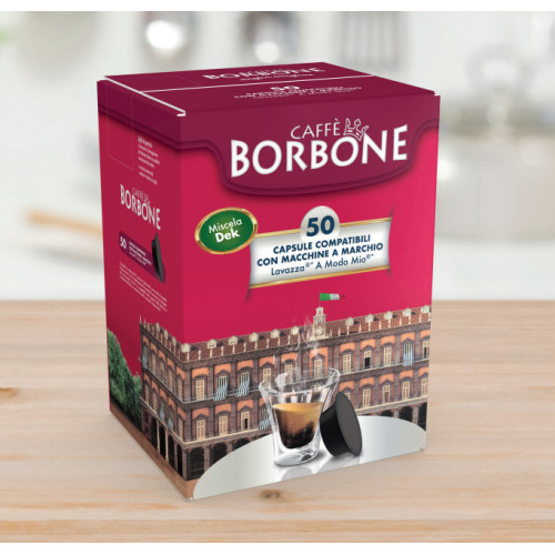 Caffè Borbone AMSDEKPALAZODEK050N capsula e...