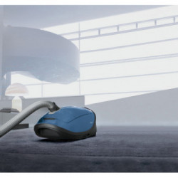 Miele Complete C3 Allergy Powerline - Aspirapolvere a Traino con Sacchetto HyClean GN, 890 W, Blu Tecno