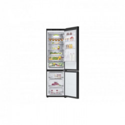 LG GBB72BM9DQ Frigorifero combinato, Classe D, 387L, Wi-Fi, Wine Rack, Porta in vetro,Nero