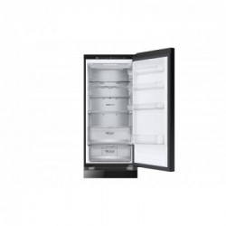 LG GBB72BM9DQ Frigorifero combinato, Classe D, 387L, Wi-Fi, Wine Rack, Porta in vetro,Nero