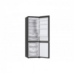 LG GBB72BM9DQ Frigorifero combinato, Classe D, 387L, Wi-Fi, Wine Rack, Porta in vetro,Nero