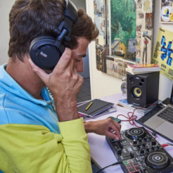 Hercules HDP DJ45 Cuffie Cablato A Padiglione MUSICA Nero