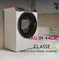 Hoover H-WASH 700 H7W449AMBC-S lavatrice Caricamento frontale 9 kg 1400 Giri/min A Bianco