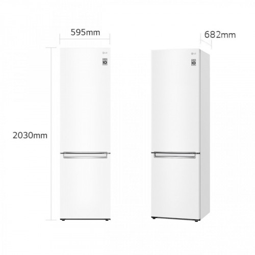 LG GBB72SWVGN Frigorifero combinato, Classe D,...