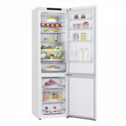 LG GBB72SWVGN Frigorifero combinato, Classe D, 384L, Wine Rack, No frost, Bianco