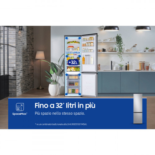 Samsung Frigorifero Combinato EcoFlex AI 2m...