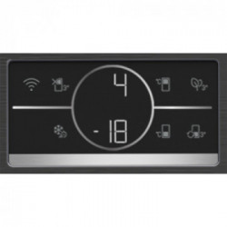 Beko B7RCNE407HXBR frigorifero con congelatore Libera installazione 355 L B Nero, Acciaio inossidabile