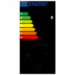 Beko B7RCNE407HXBR frigorifero con congelatore Libera installazione 355 L B Nero, Acciaio inossidabile