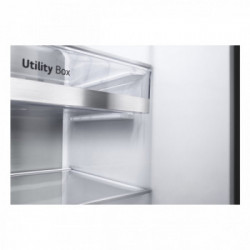 LG GSLV91MBAC Frigorifero Side-by-Side, Classe C, 635L, Wi-Fi, No allaccio, UVnano, Acciaio
