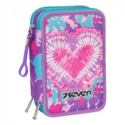 Astuccio completo Seven 300102372 TRENDY HEART GIRL Rhodamine red