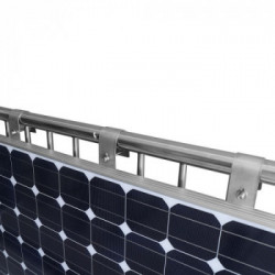 Offgrid Tec - Portamodulo solare per balcone 30-35mm lunghezza modulo 1800mm
