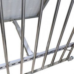 Offgrid Tec - Portamodulo solare per balcone 30-35mm - inclinazione regolabile