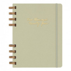 Agenda Moleskine 56347 XL Spiral Life Planer Kiwi