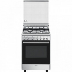 Smeg Concert CX61GM cucina Gas Acciaio inossidabile A