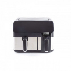 Ardes ARFRYA03D friggitrice Doppia 9 L Indipendente Friggitrice ad aria calda Nero, Acciaio inossidabile