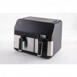 Ardes ARFRYA03D friggitrice Doppia 9 L Indipendente Friggitrice ad aria calda Nero, Acciaio inossidabile