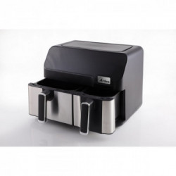 Ardes ARFRYA03D friggitrice Doppia 9 L Indipendente Friggitrice ad aria calda Nero, Acciaio inossidabile