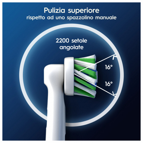 Oral-B CrossAction Testine Di Ricambio Pro...
