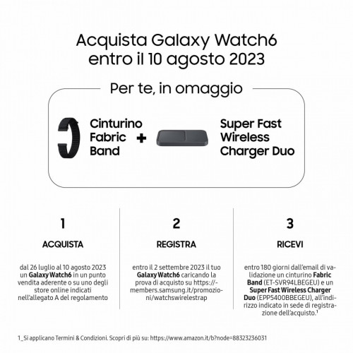 Samsung Galaxy Watch6 Smartwatch Analisi del...