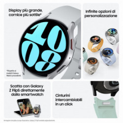 Samsung Galaxy Watch6 Smartwatch Analisi del Sonno Ghiera Touch in Alluminio 40mm Gold