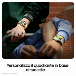 Samsung Galaxy Watch6 Smartwatch Analisi del Sonno Ghiera Touch in Alluminio 40mm Gold