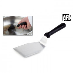 SPATOLA LASAGNE 15X9 INOX M/CO NERO