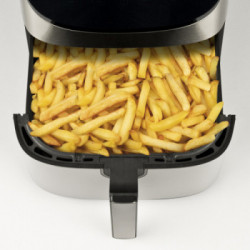 G3 Ferrari FRIGGISANO XXL Singolo 8 L Indipendente 1700 W Friggitrice ad aria calda Nero, Acciaio inossidabile