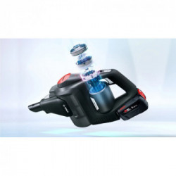 Bosch Serie 8 BCS82PWR25 aspirapolvere senza filo Nero, Rosso Senza sacchetto
