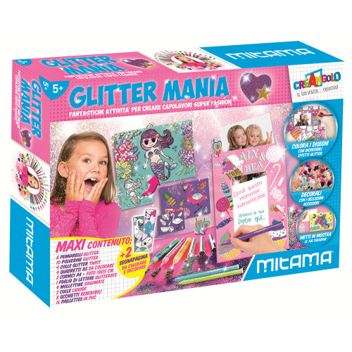 Mitama Laboratorio Glitter Mania con pennarelli...