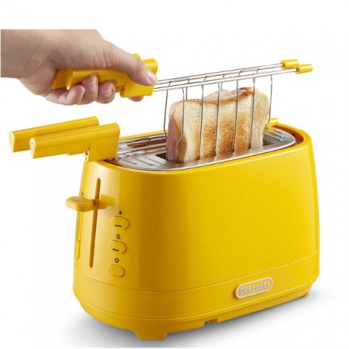 DeLonghi CTLAP2203.Y tostapane 2 fetta/e Giallo...