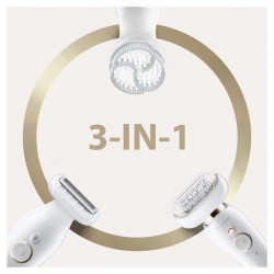 Braun Silk-épil 9 Flex 9-030, Epilatore Elettrico Donna Con Testina Flessibile