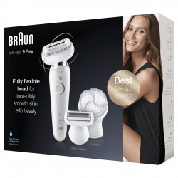 Braun Silk-épil 9 Flex 9-030, Epilatore Elettrico Donna Con Testina Flessibile