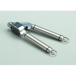 Eva 045213 - Spremiaglio, Schiaccia Aglio, Inox Ovaly