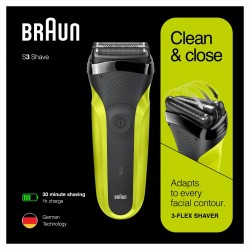 Braun Series 3 300 Rasoio Da Barba Elettrico Da Uomo