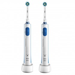 Oral-B Pro 600 Cross Action - Spazzolini Elettrici, Bipacco