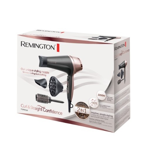 Remington D5706 asciuga capelli Nero, Oro rosa...