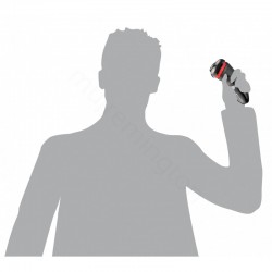 Remington R3000 rasoio elettrico Rotazione Trimmer Nero, Rosso