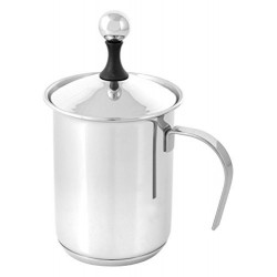 Frabosk - Cappuccino Creamer, 6 Tazze, Inox Doppio Fondo