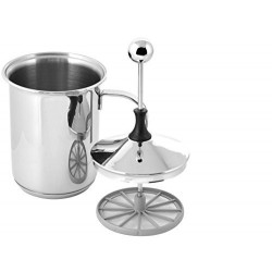 Frabosk - Cappuccino Creamer, 6 Tazze, Inox Doppio Fondo