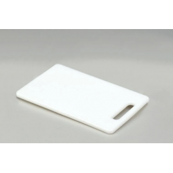 Eva 040432 - Tagliere Rettangolare, PE, Bianco 30x20 CM