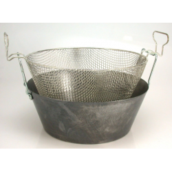 LAR - Pentola Friggitrice, Ferro, Senza Cestello, 46 cm